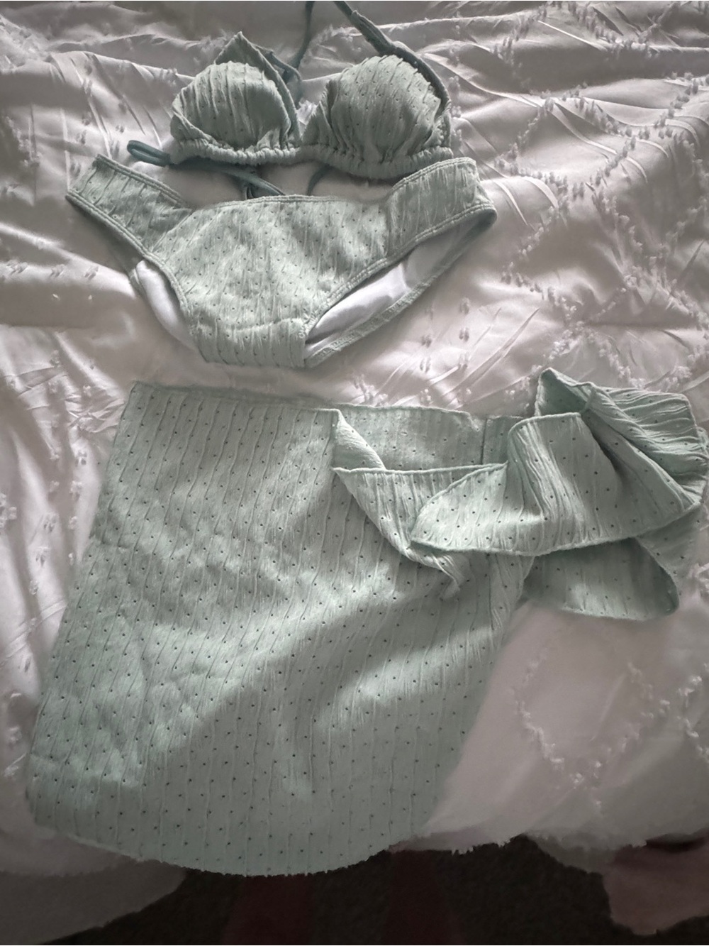 Light Mint Green Women's Bikini Set